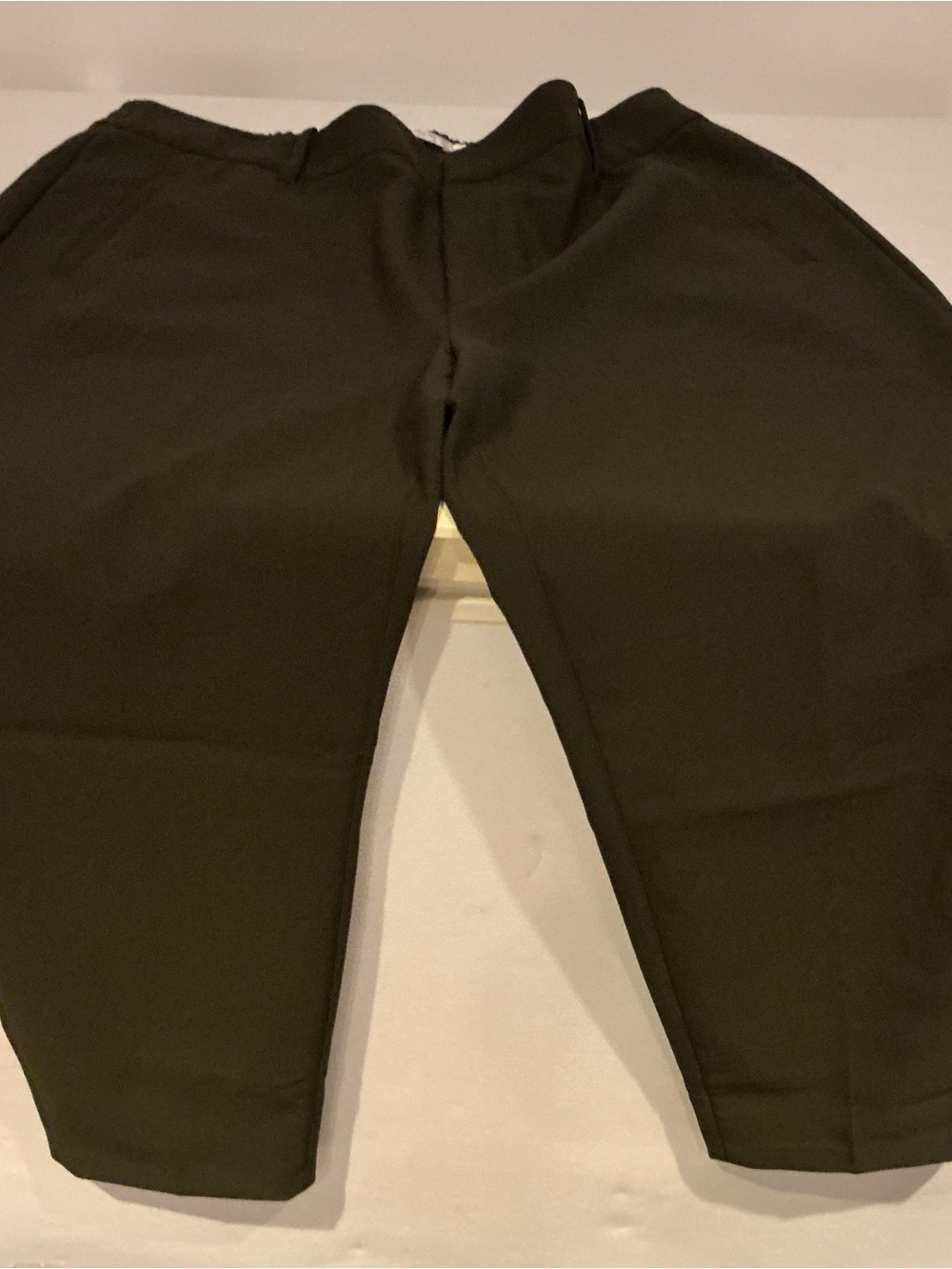 Simons Women’s Olive Green Dress Pants with elasticized waist